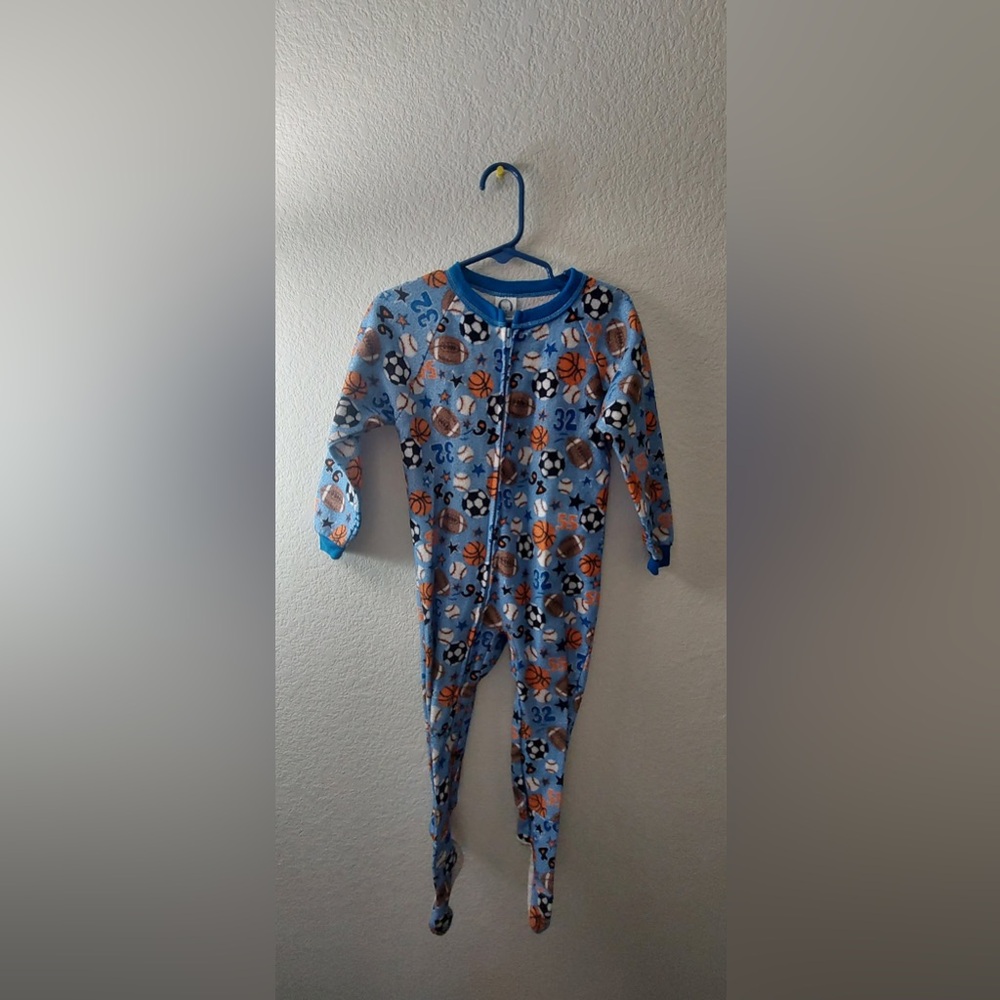 Gerber Blue and Orange Sports Onsie